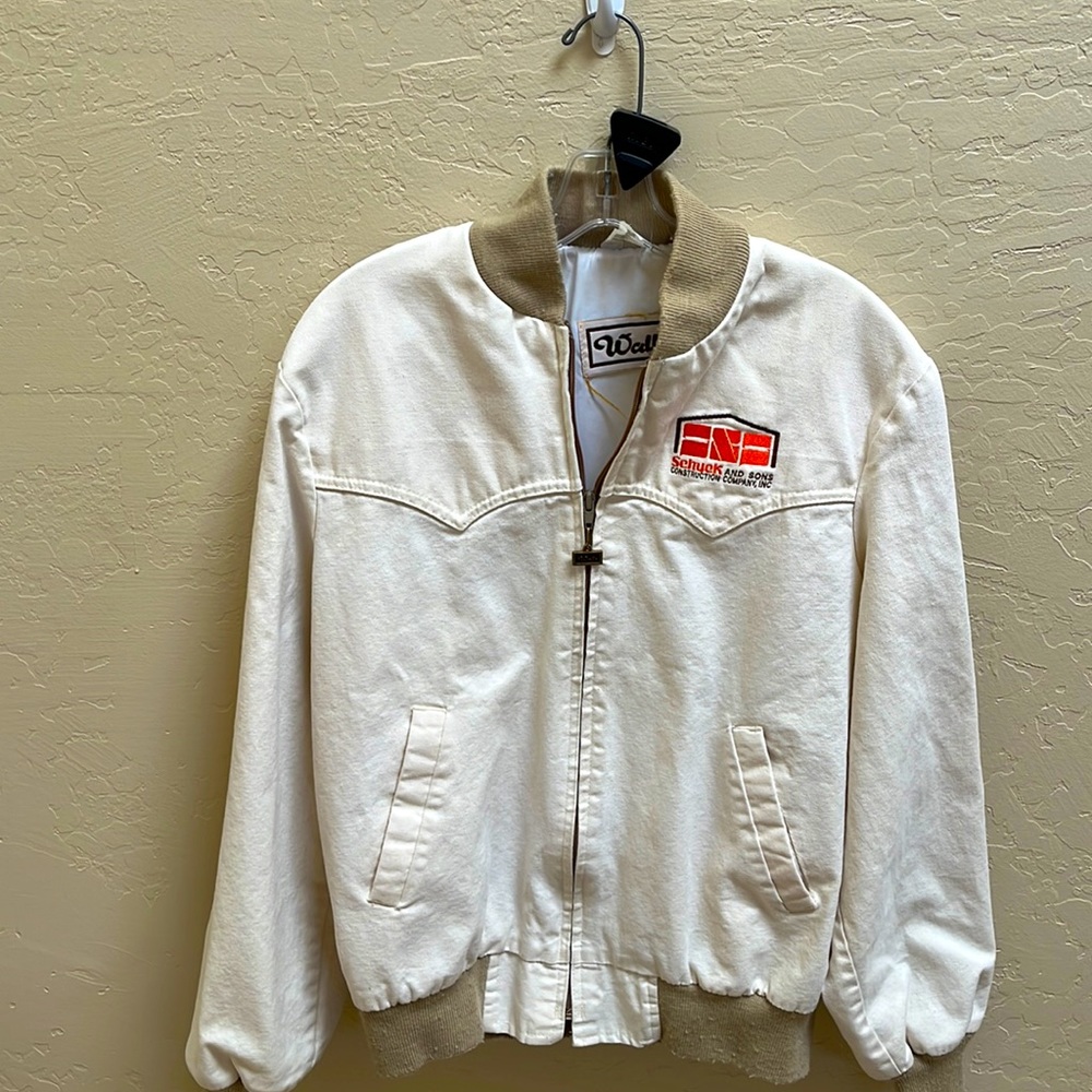 Vintage Walls Schuck and sons Construction Company Zip Jacket